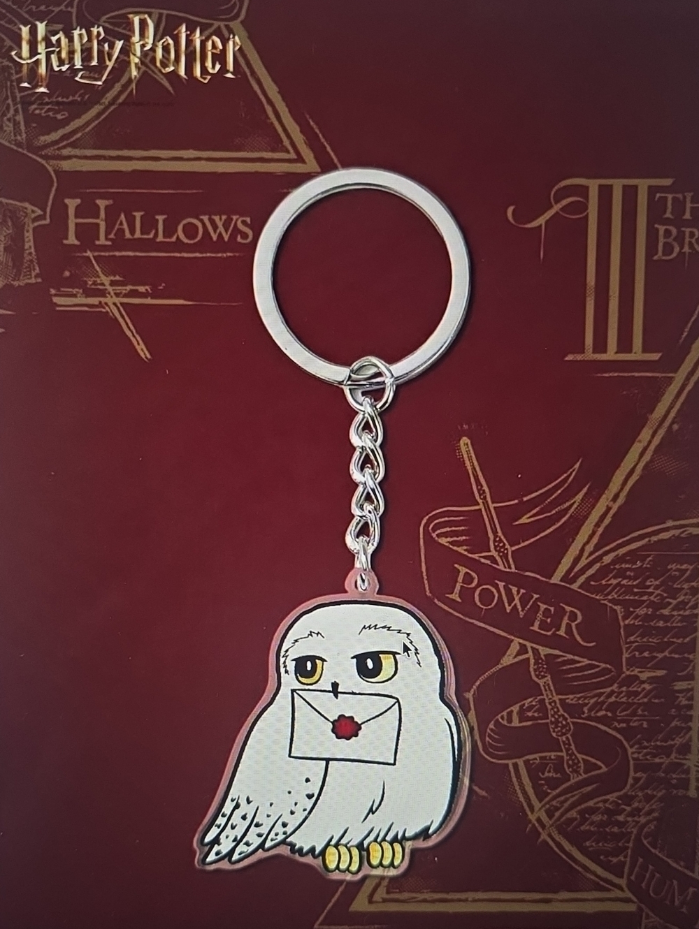 HARRY POTTER OWL HEDWIG ACRYLIC KEYCHAIN BAG CHARM